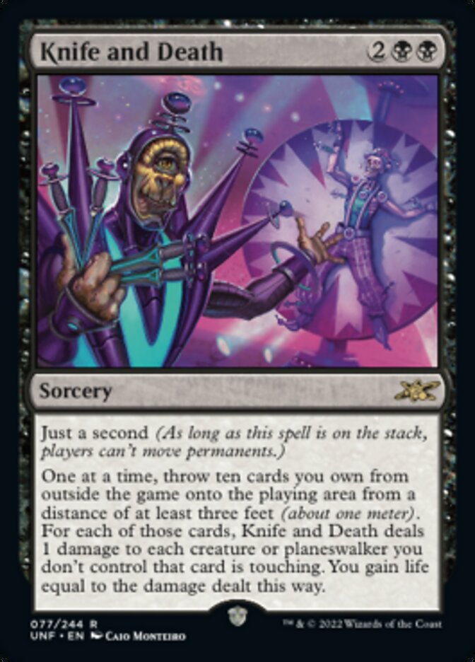 Knife and Death [Unfinity] Foil
