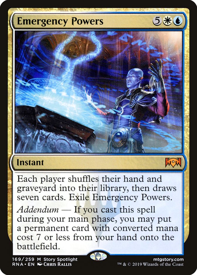 Emergency Powers [Ravnica Allegiance] Foil