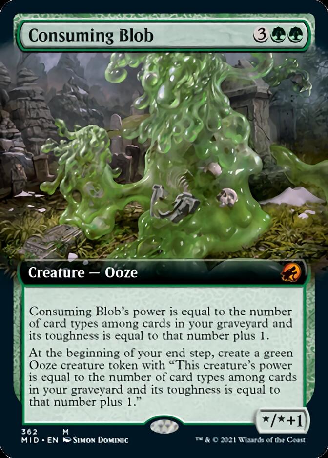 Consuming Blob (Extended Art) [Innistrad: Midnight Hunt] Foil