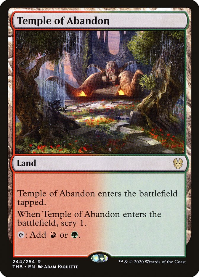 Temple of Abandon [Theros Beyond Death] Foil