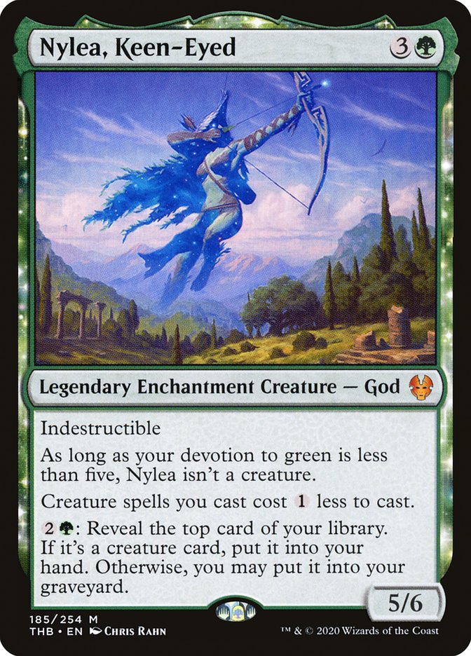 Nylea, Keen-Eyed [Theros Beyond Death] Foil