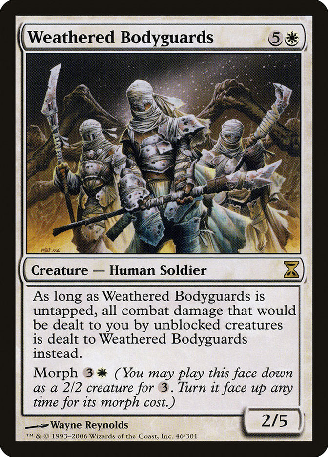 Weathered Bodyguards [Time Spiral] Foil