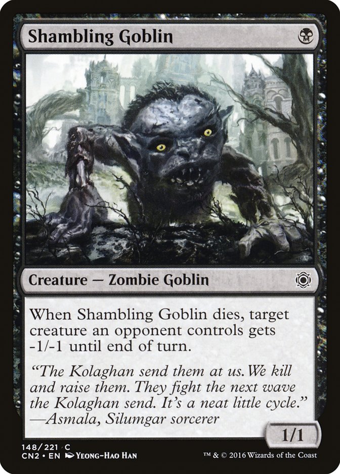 Shambling Goblin [Conspiracy: Take the Crown] Foil