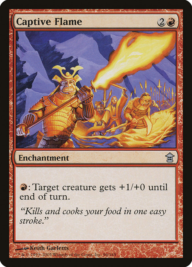 Captive Flame [Saviors of Kamigawa] Foil