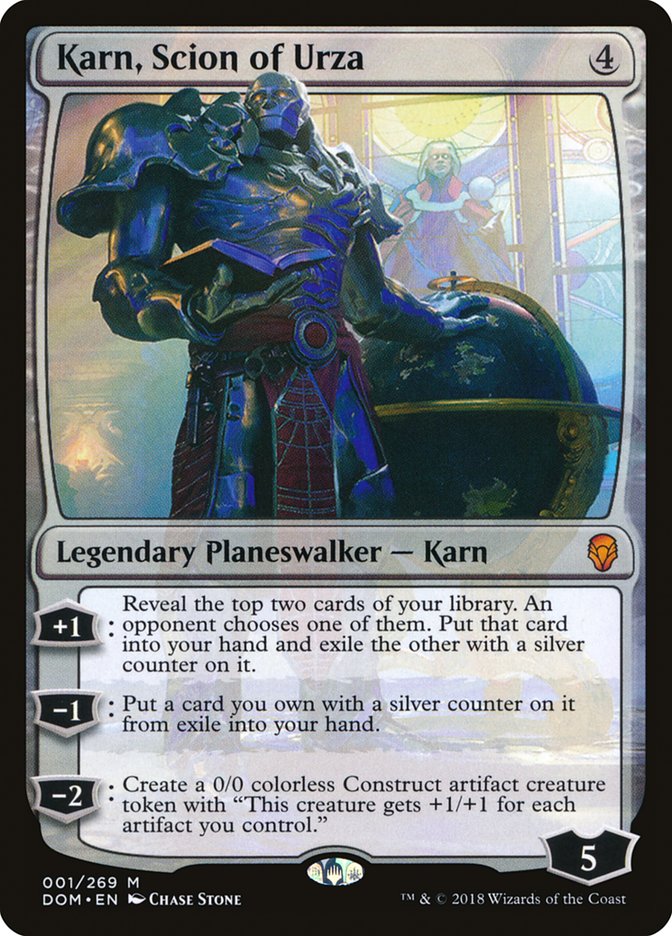 Karn, Scion of Urza [Dominaria] Foil