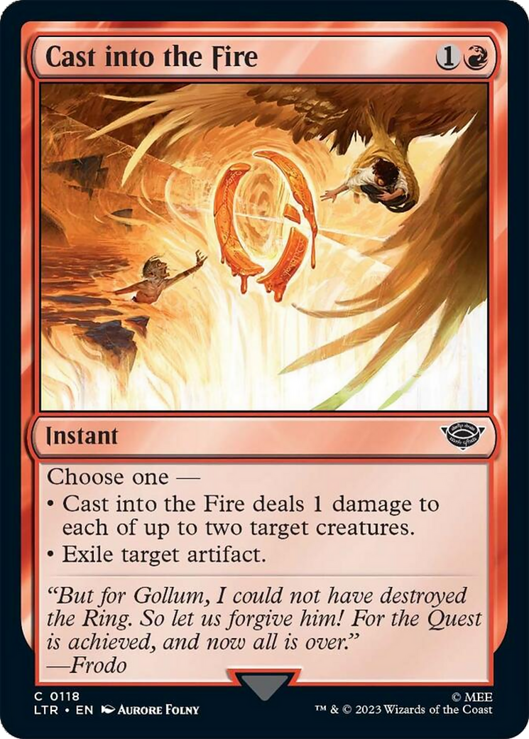 Cast into the Fire [The Lord of the Rings: Tales of Middle-Earth] Foil