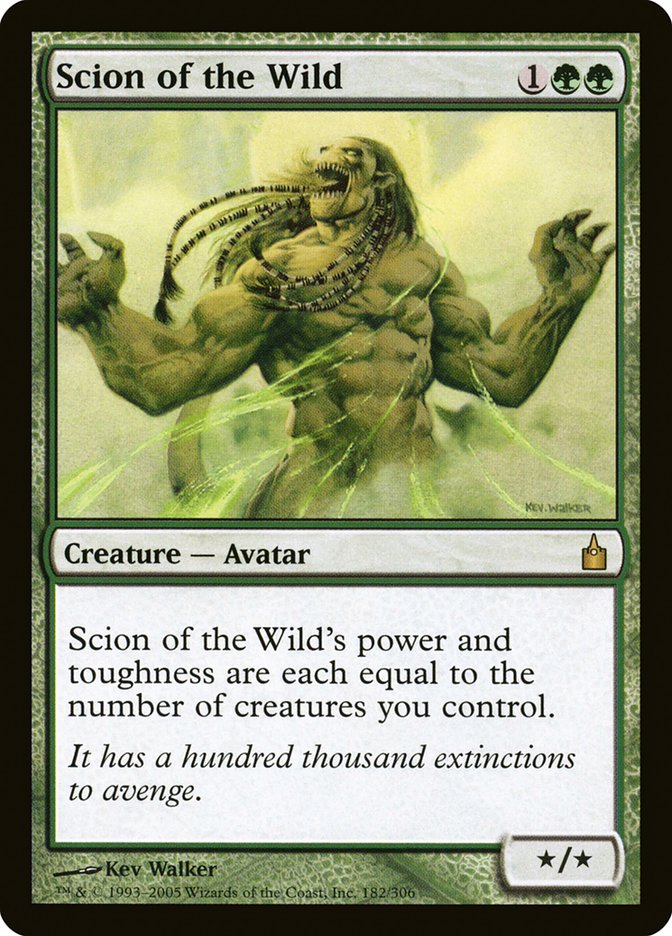 Scion of the Wild [Ravnica: City of Guilds] Foil