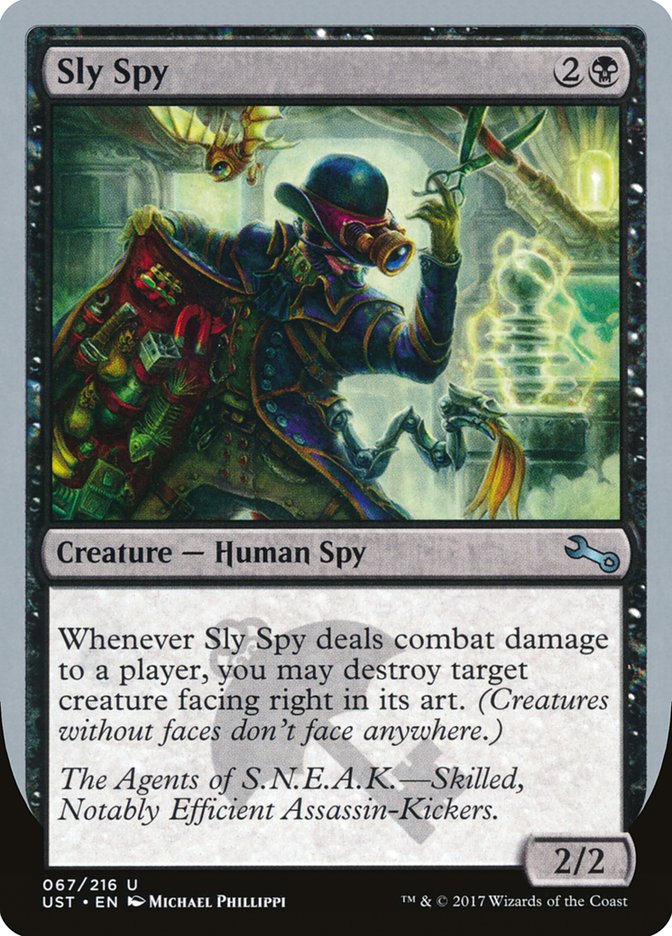 Sly Spy ("Skilled, Notably Efficient Assassin-Kickers") [Unstable] Foil