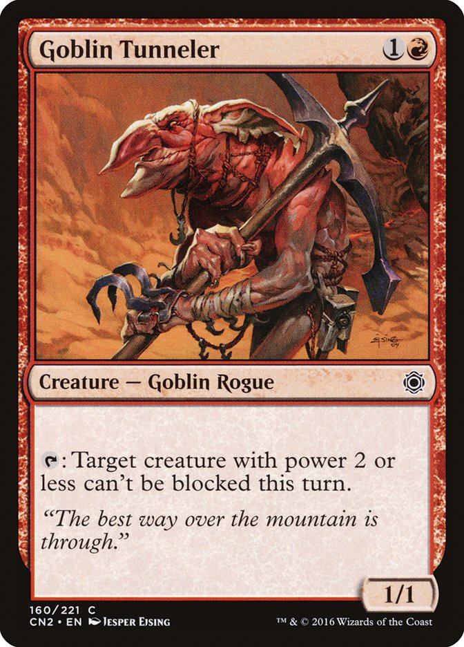Goblin Tunneler [Conspiracy: Take the Crown] Foil