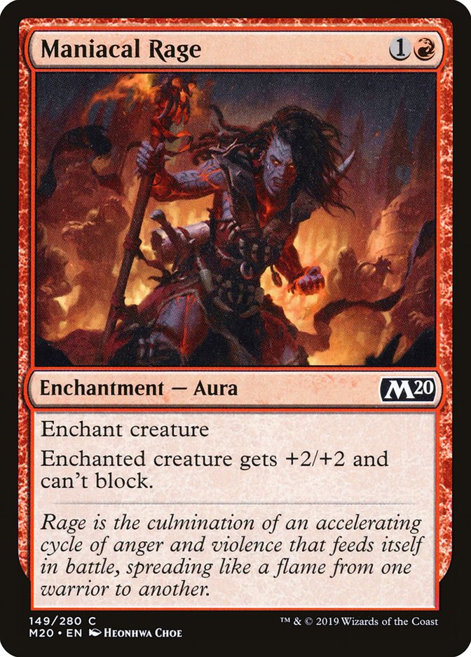 Maniacal Rage [Core Set 2020] Foil