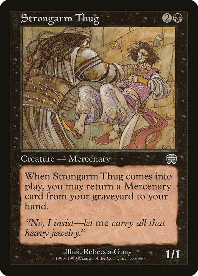 Strongarm Thug [Mercadian Masques] Foil