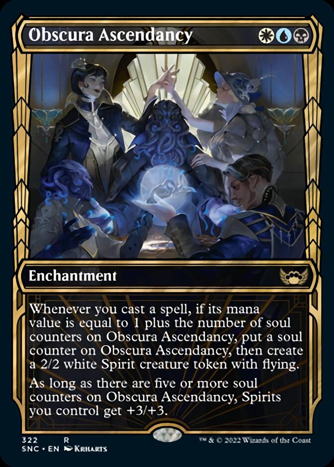 Obscura Ascendancy (Showcase Golden Age) [Streets of New Capenna] Foil