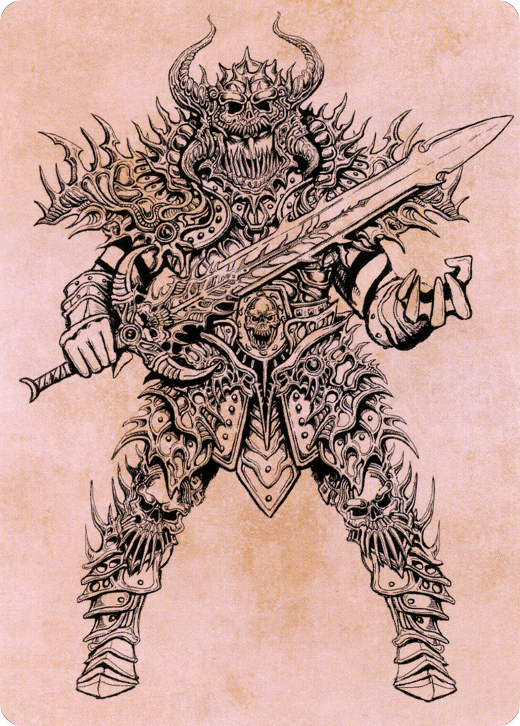 Sarevok, Deathbringer // Sarevok, Deathbringer  [Battle for Baldur's Gate Art Series] (Borderless) Foil