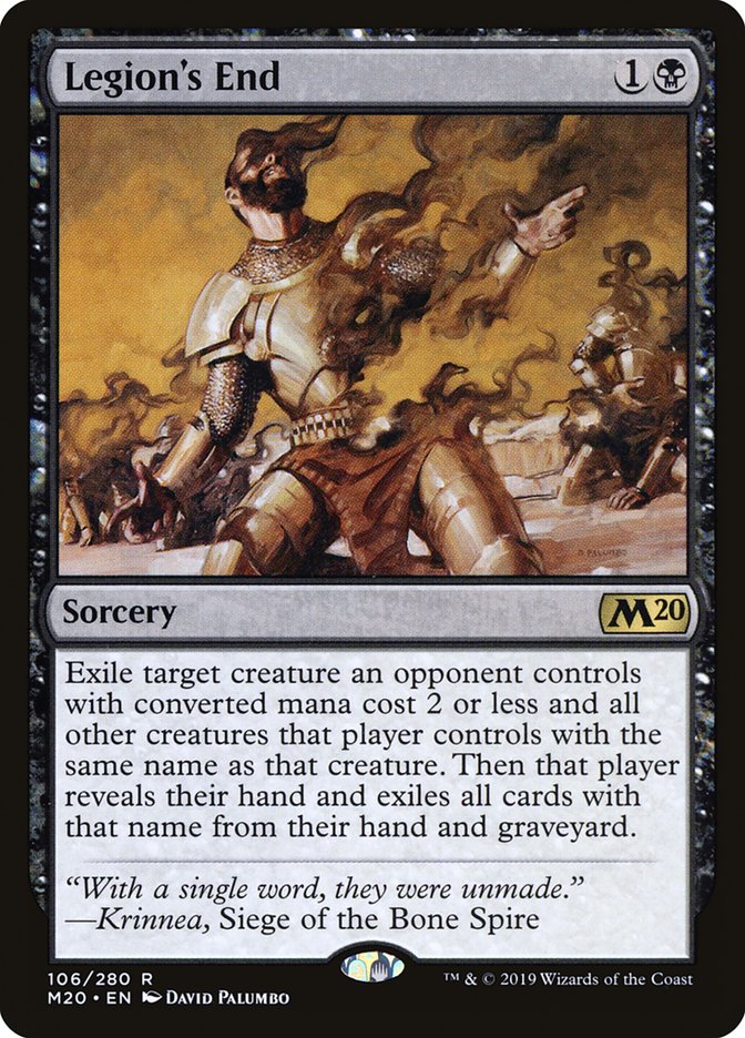 Legion's End [Core Set 2020] Foil