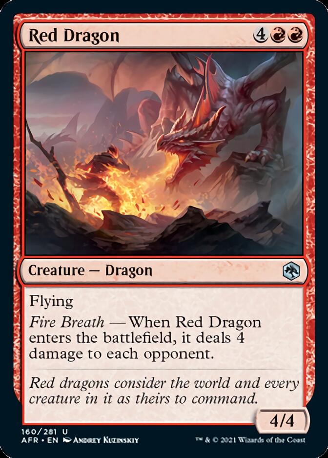 Red Dragon [Dungeons & Dragons: Adventures in the Forgotten Realms] Foil