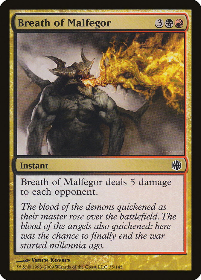 Breath of Malfegor [Alara Reborn] Foil
