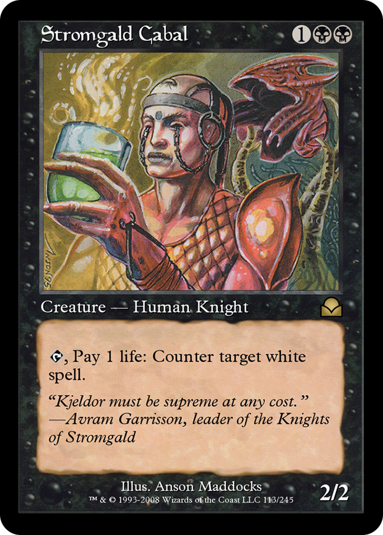 Stromgald Cabal  [Masters Edition II] Foil