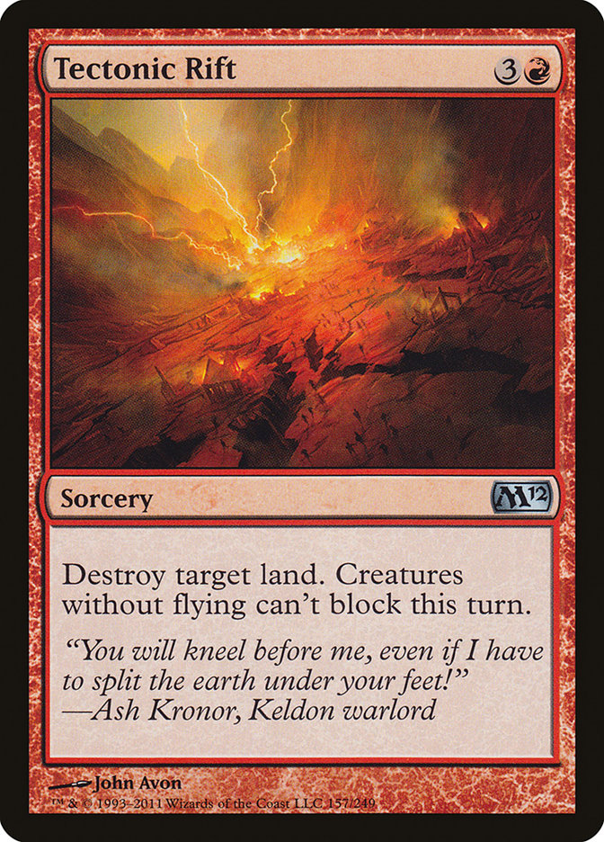 Tectonic Rift [Magic 2012] Foil