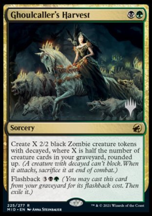 Ghoulcaller's Harvest (Promo Pack) [Innistrad: Midnight Hunt Promos] Foil