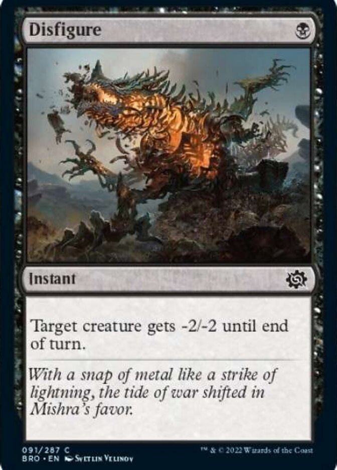 Disfigure [The Brothers' War] Foil