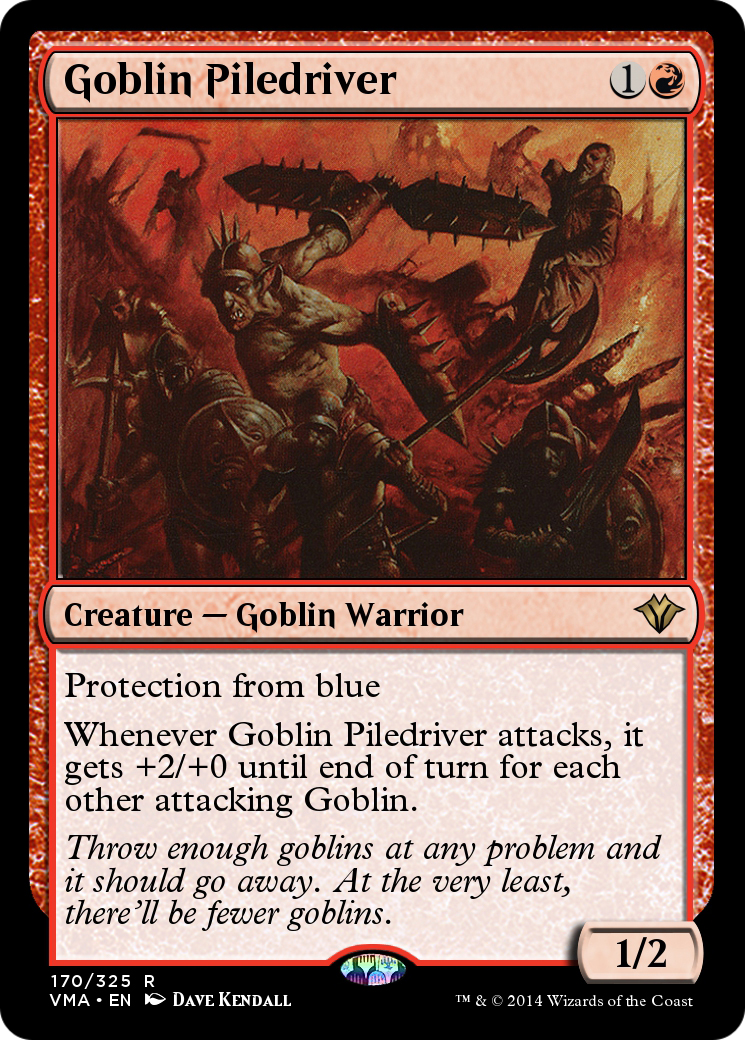 Goblin Piledriver  [Vintage Masters] Foil