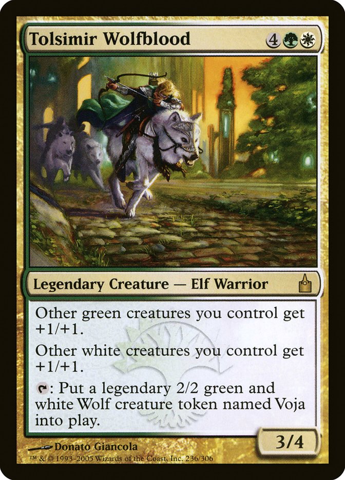 Tolsimir Wolfblood [Ravnica: City of Guilds] Foil