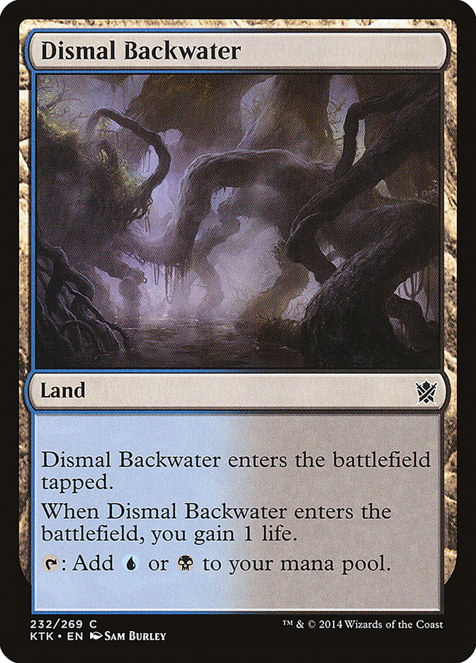 Dismal Backwater [Khans of Tarkir] Foil