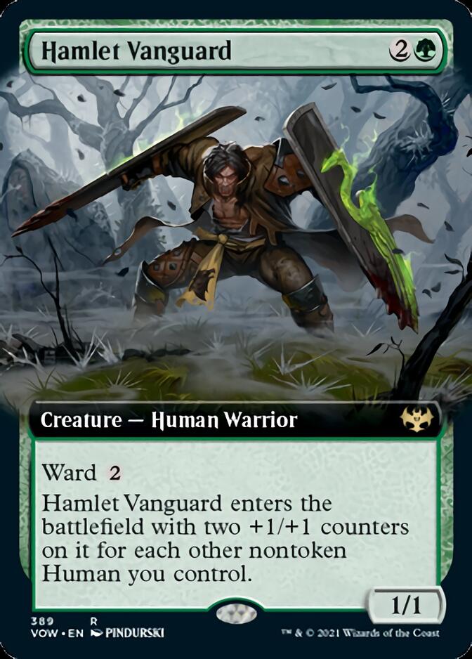 Hamlet Vanguard (Extended Art) [Innistrad: Crimson Vow] Foil