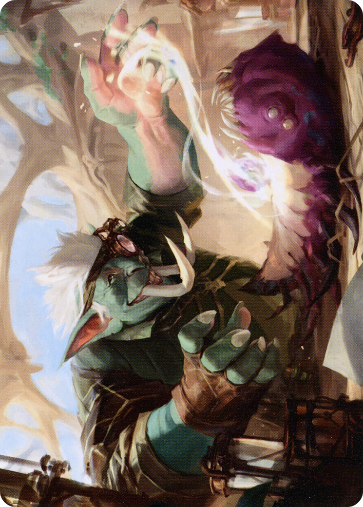 Novice Dissector // Novice Dissector  [Strixhaven Art Series] (Borderless)
