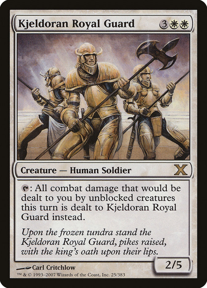 Kjeldoran Royal Guard [Tenth Edition] Foil