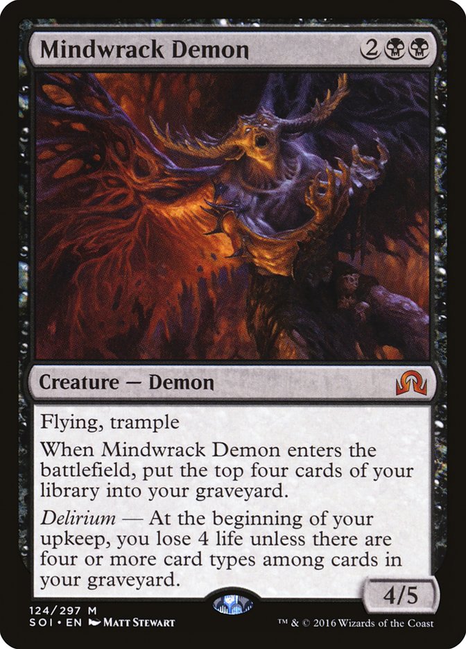 Mindwrack Demon [Shadows over Innistrad] Foil