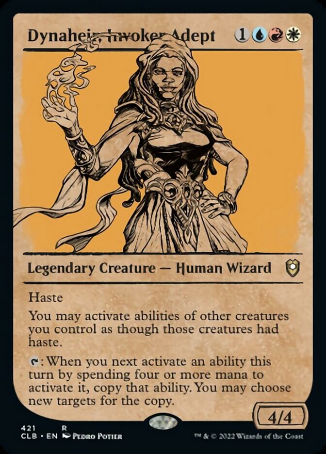 Dynaheir, Invoker Adept (Showcase) [Commander Legends: Battle for Baldur's Gate] Foil
