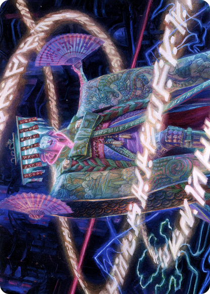Satsuki, the Living Lore // Satsuki, the Living Lore  [Neon Dynasty Art Series] (Borderless)