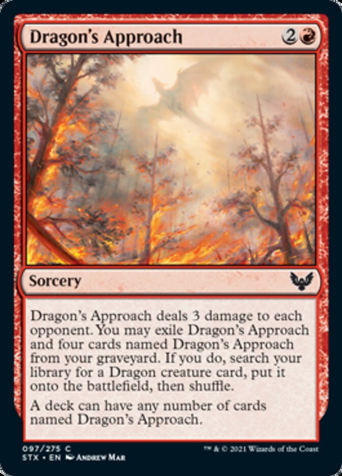 Dragon's Approach [Strixhaven: School of Mages] Foil