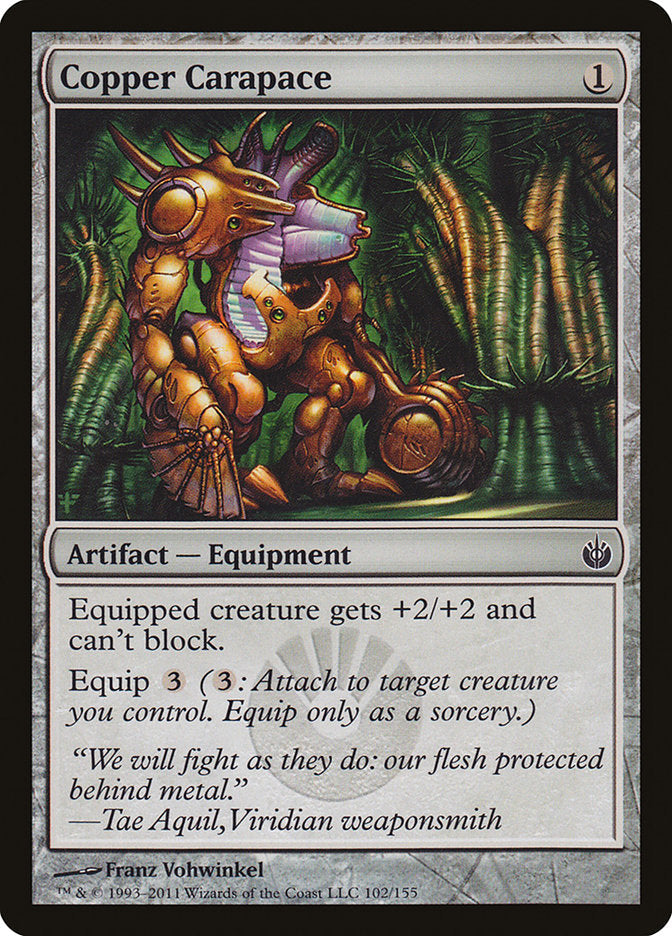 Copper Carapace [Mirrodin Besieged] Foil