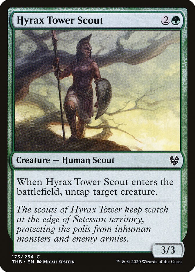 Hyrax Tower Scout [Theros Beyond Death] Foil