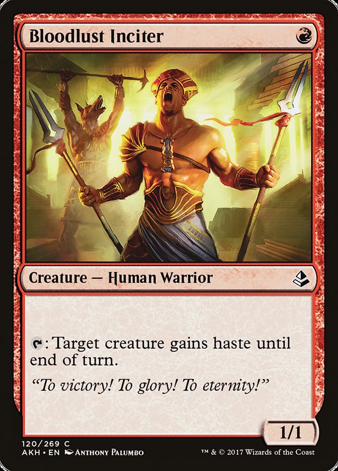 Bloodlust Inciter [Amonkhet] Foil