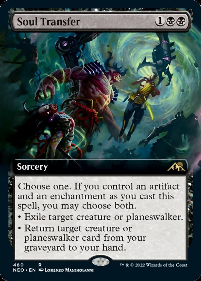 Soul Transfer (Extended Art) [Kamigawa: Neon Dynasty] Foil