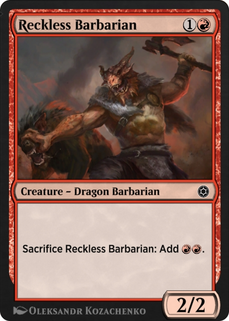 Reckless Barbarian  [Alchemy Horizons: Baldur's Gate]