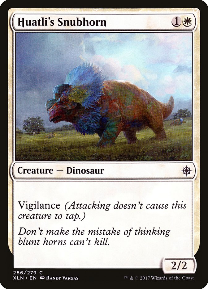 Huatli's Snubhorn [Ixalan] Foil