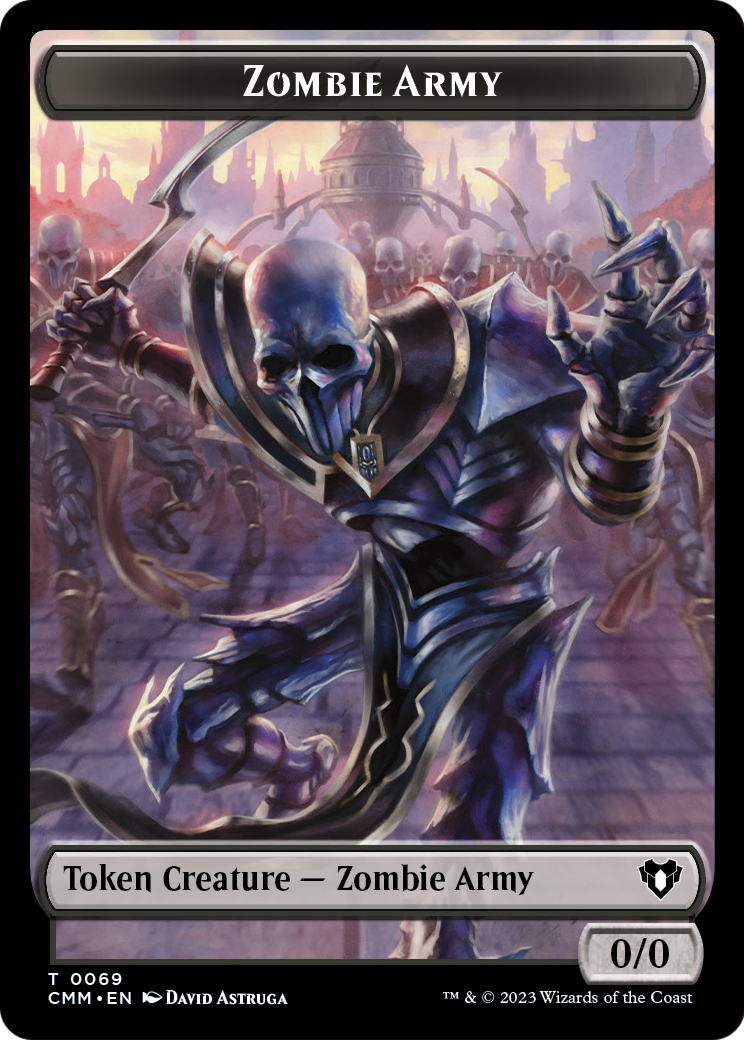 Zombie Army  [Commander Masters Tokens]