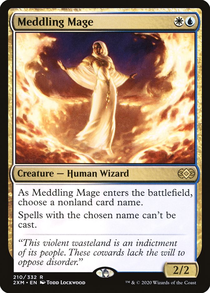 Meddling Mage [Double Masters] Foil