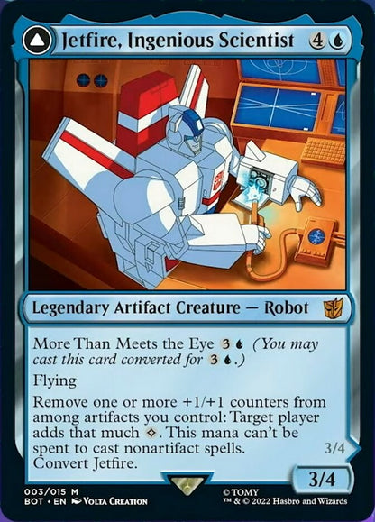 Jetfire, Ingenious Scientist // Jetfire, Air Guardian [Transformers] Foil