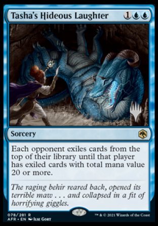 Tasha's Hideous Laughter (Promo Pack) [Dungeons & Dragons: Adventures in the Forgotten Realms Promos] Foil
