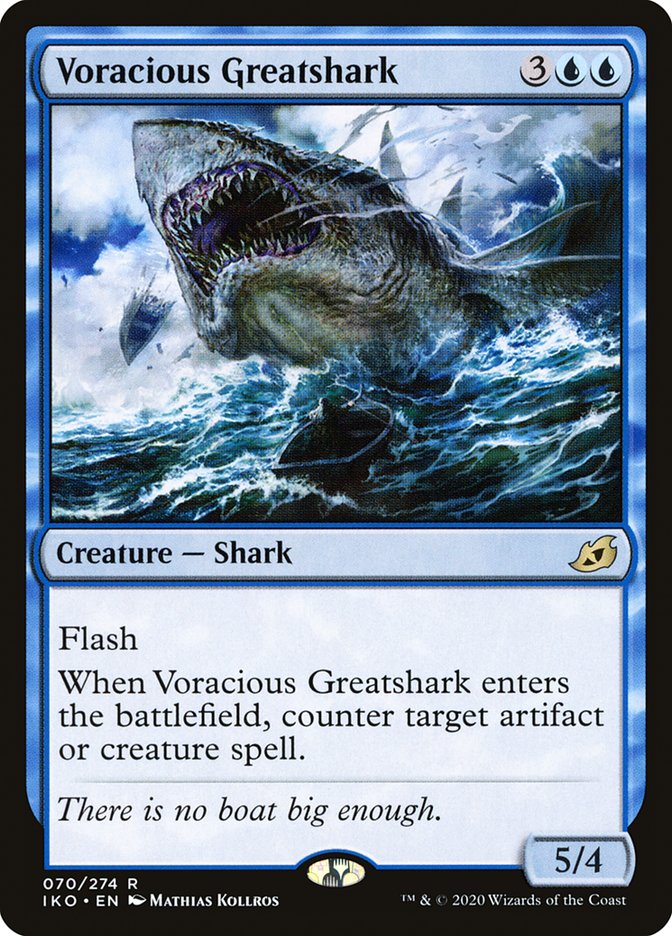 Voracious Greatshark [Ikoria: Lair of Behemoths] Foil