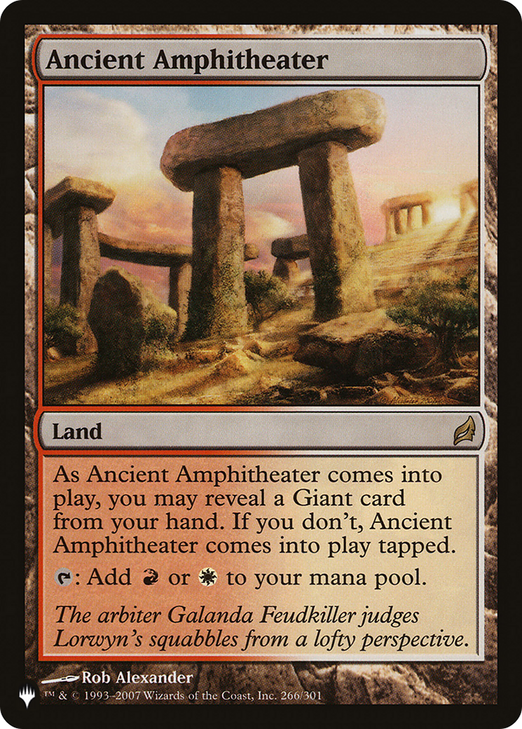 Ancient Amphitheater  [The List]