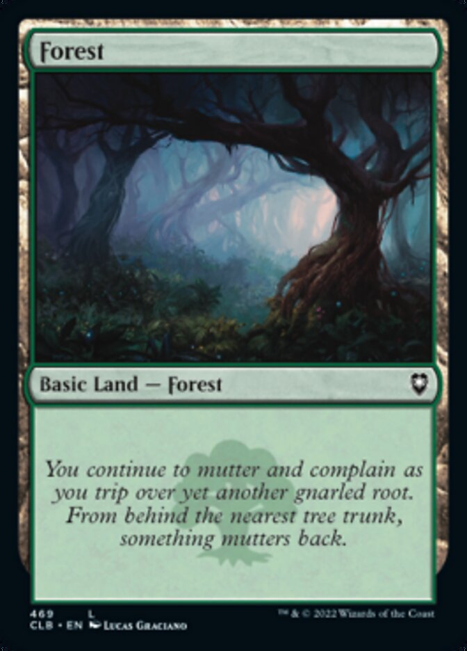 Forest (469) [Commander Legends: Battle for Baldur's Gate] Foil