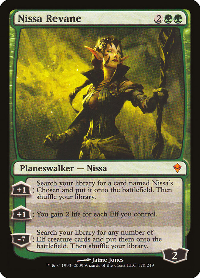 Nissa Revane [Zendikar] Foil