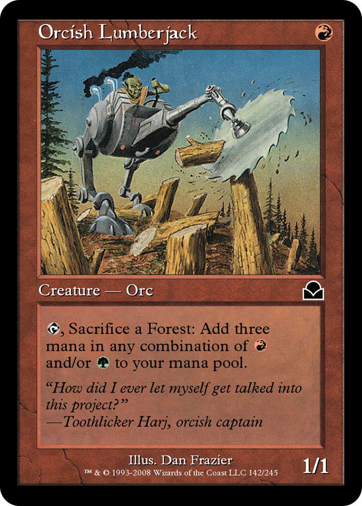 Orcish Lumberjack  [Masters Edition II] Foil