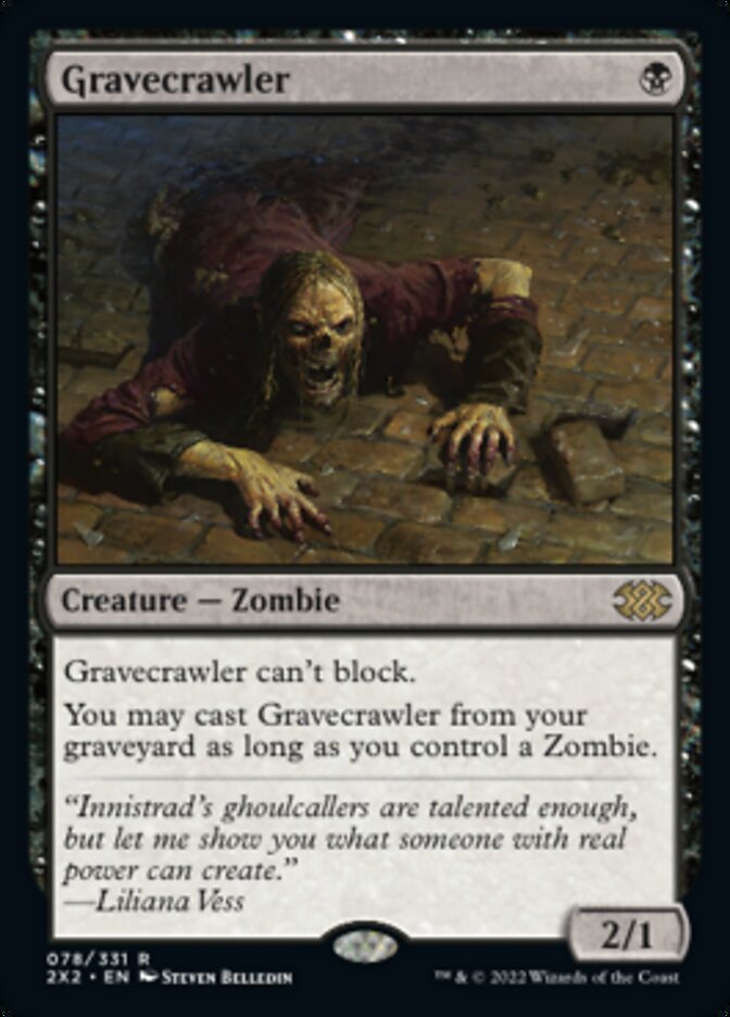 Gravecrawler [Double Masters 2022] Foil